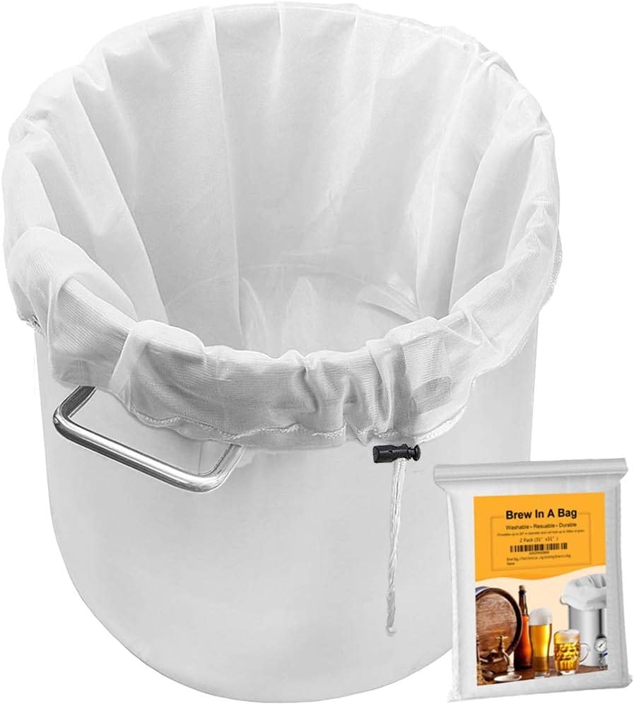 Brew Bag, 2 Pack Extra Large (31″ X 31″) Straining Bag, Reusable Cold Brew Bags Fine Mesh Bag For Fruit Cider Apple Grape Wine Press Drawstring Straining Brew In A Bag Brew Bag, 2 Pack Extra Large (31″ X 31″) Straining Bag, Reusable Cold Brew Bags Fine Mesh Bag For Fruit Cider Apple Grape Wine Press Drawstring Straining Brew In A Bag