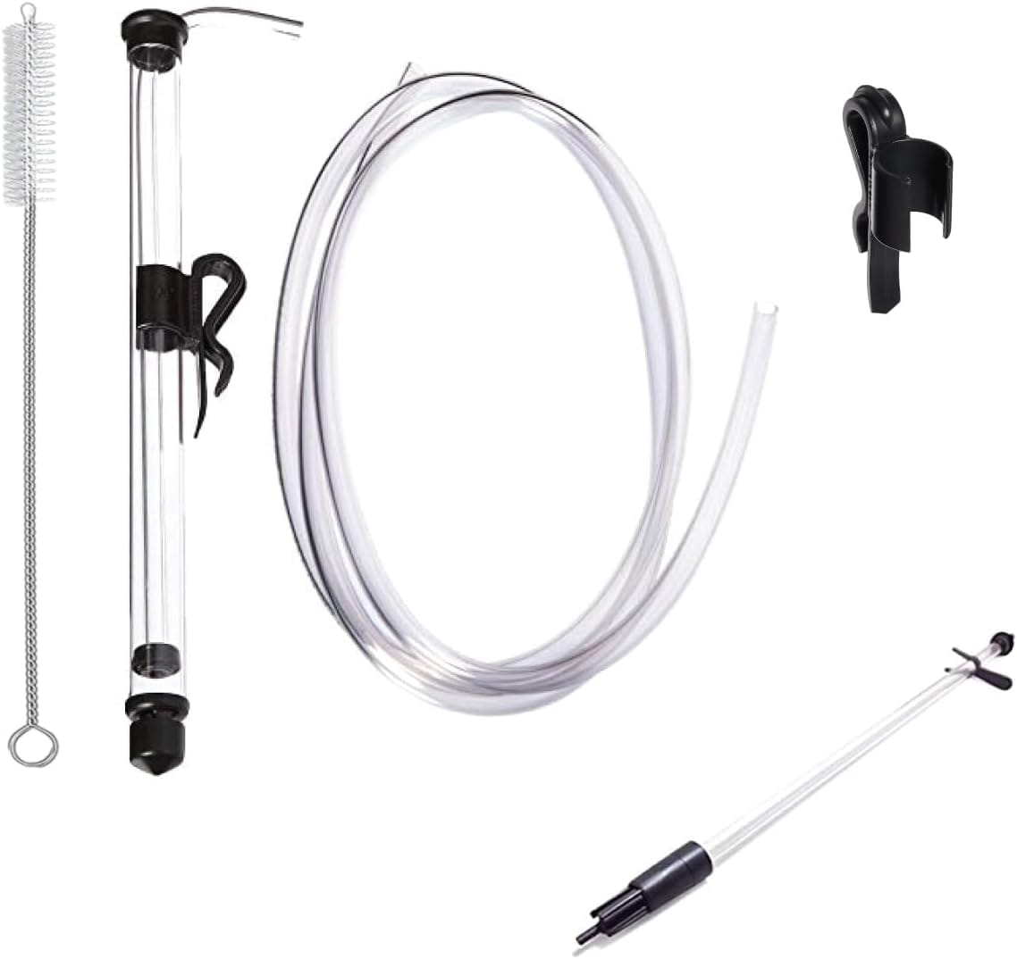 Fermtech Mini 14″ Long Deluxe Siphoning Kit â Complete Home Brewing Equipment For Beer, Wine, Mead, And Craft Brew Making; Includes Auto Siphon Pump, Food-Grade Transfer Hose, And Bottling Wand Fermtech Mini 14″ Long Deluxe Siphoning Kit â Complete Home Brewing Equipment For Beer, Wine, Mead, And Craft Brew Making; Includes Auto Siphon Pump, Food-Grade Transfer Hose, And Bottling Wand