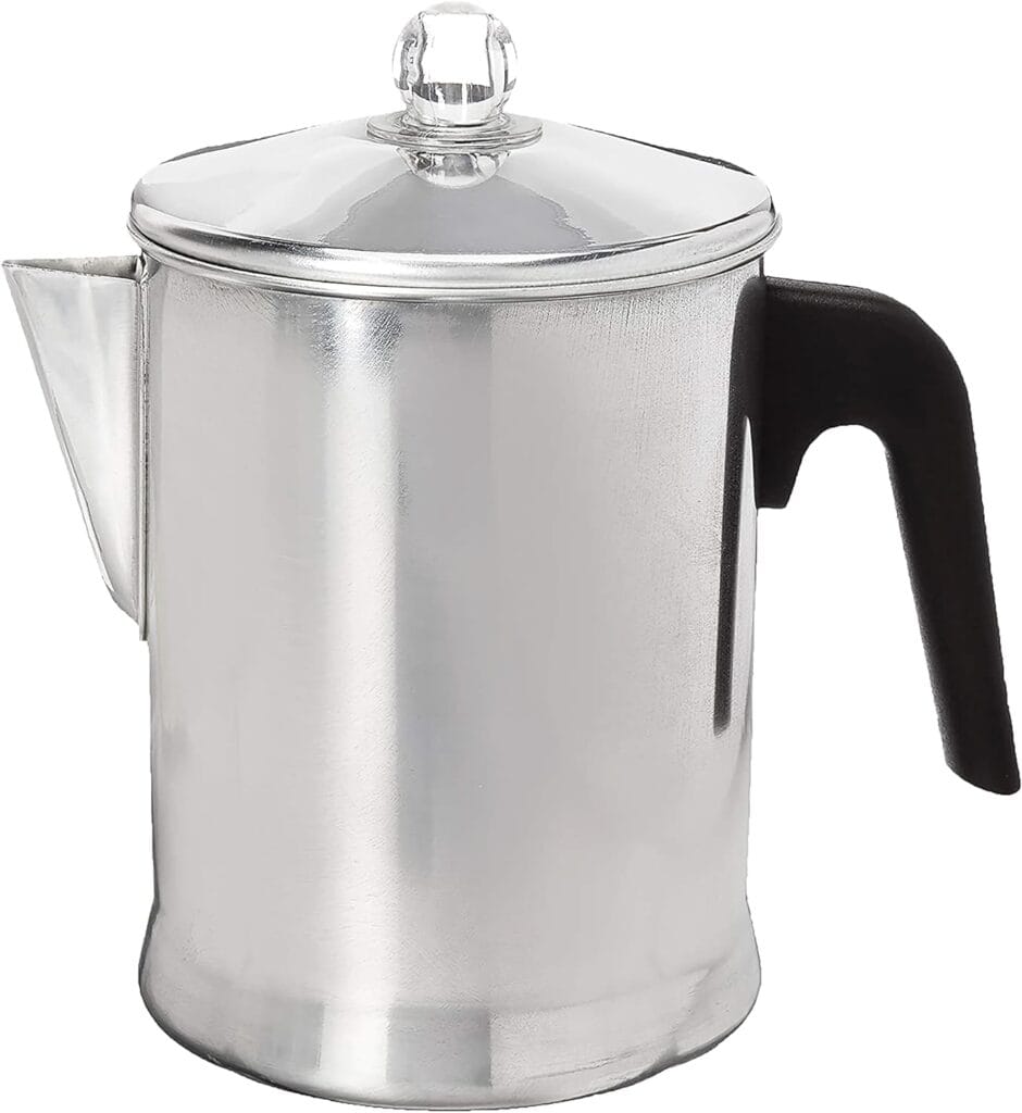 Primula Today Aluminum Stove Top Percolator Maker Durable, Brew Coffee On Stovetop, 9 Cup, Silver Primula Today Aluminum Stove Top Percolator Maker Durable, Brew Coffee On Stovetop, 9 Cup, Silver