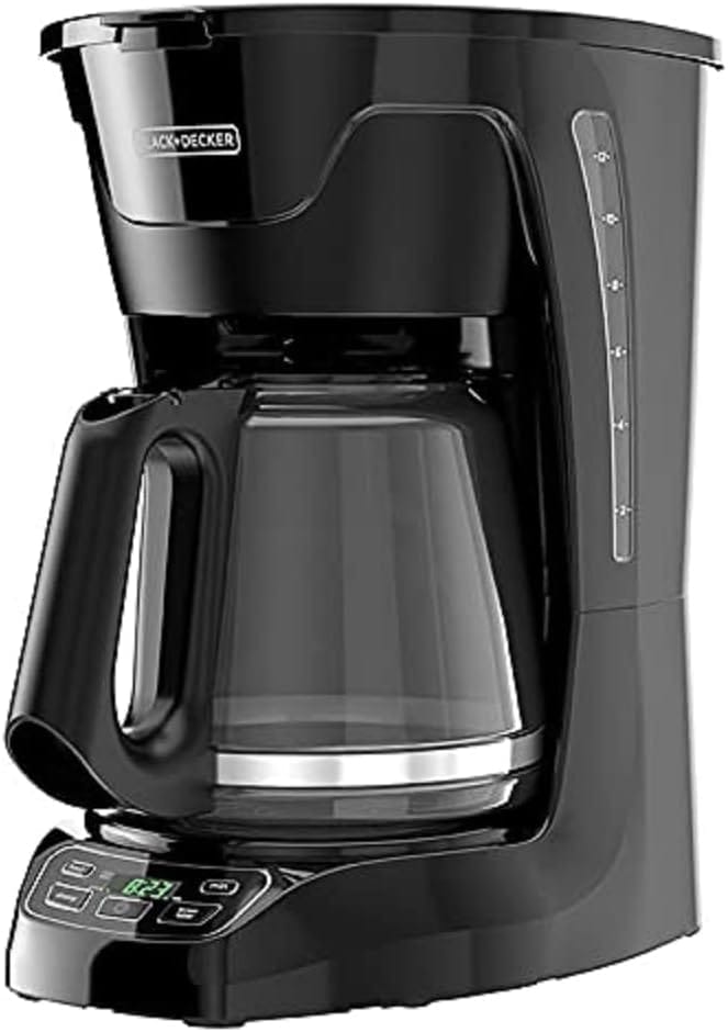 Black+Decker 12-Cup* Programmable Coffeemaker, Black Black+Decker 12-Cup* Programmable Coffeemaker, Black