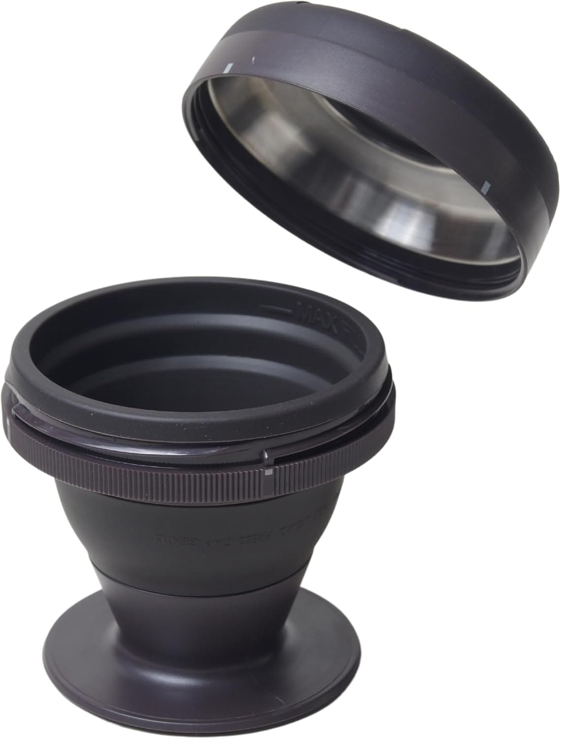 Portable Collapsible Travel French Press For Coffee – Single Serve 8Oz Stainless Steel Filter, No Plastic Contact, Compact Design Perfect For Home, Camping & Outdoors (Black) Portable Collapsible Travel French Press For Coffee – Single Serve 8Oz Stainless Steel Filter, No Plastic Contact, Compact Design Perfect For Home, Camping & Outdoors (Black)