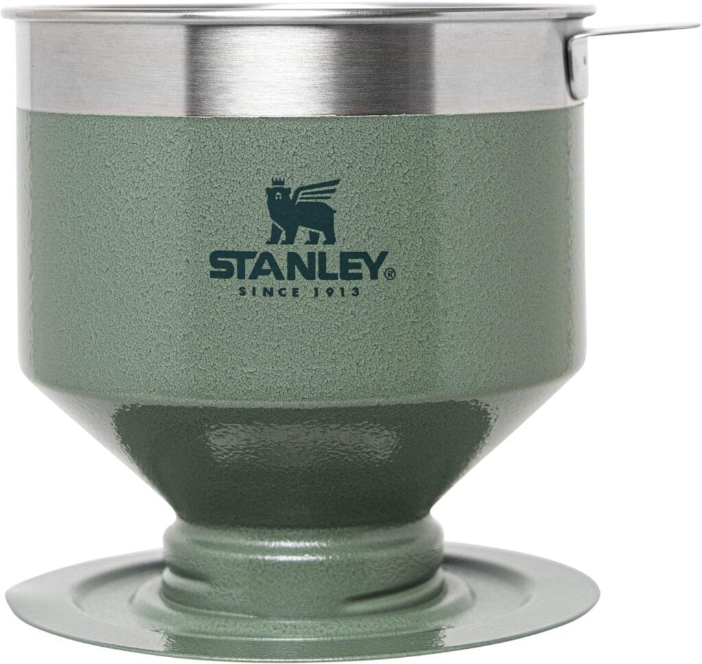 Stanley Perfect Brew Pour Over | Manual Single Cup Coffee Maker | Drip Coffee Maker with Reusable Filter | Easy Clean Stainless Steel | BPA-Free | Hammertone Green Stanley Perfect Brew Pour Over | Manual Single Cup Coffee Maker | Drip Coffee Maker with Reusable Filter | Easy Clean Stainless Steel | BPA-Free | Hammertone Green