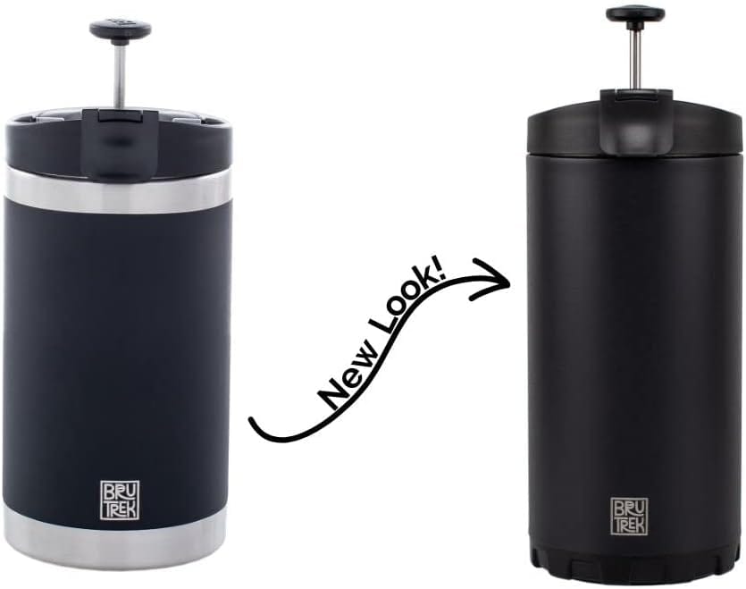 Steel Toe 3.0 Travel Coffee Press – Brew 20 Fl.oz On The Go – No Spill Lid, Double Wall Vacuum Insulated Stays Hot For Hours, French Press Coffee (Obsidian Black) Steel Toe 3.0 Travel Coffee Press – Brew 20 Fl.oz On The Go – No Spill Lid, Double Wall Vacuum Insulated Stays Hot For Hours, French Press Coffee (Obsidian Black)