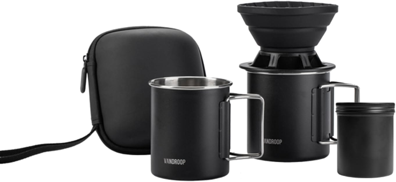 Portable Pour Over Coffee Maker Set With 7Oz Coffee Container, Collapsible Silicone Coffee Dripper Set, Perfect For Travel, Camping, Home (2 Cups) Portable Pour Over Coffee Maker Set With 7Oz Coffee Container, Collapsible Silicone Coffee Dripper Set, Perfect For Travel, Camping, Home (2 Cups)