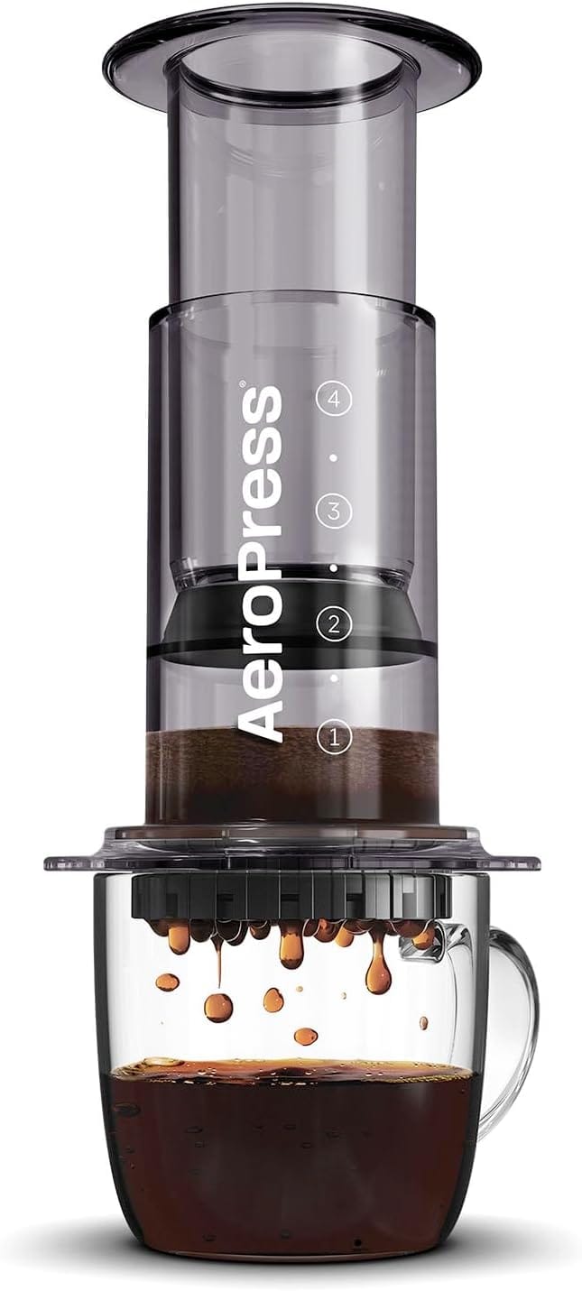 Aeropress Clear Black Coffee Press â 3 In 1 Brew Method Combines French Press, Espresso, Full Bodied Coffee Without Grit Or Bitterness, Small Portable Coffee Maker For Camping & Travel, Black Aeropress Clear Black Coffee Press â 3 In 1 Brew Method Combines French Press, Espresso, Full Bodied Coffee Without Grit Or Bitterness, Small Portable Coffee Maker For Camping & Travel, Black
