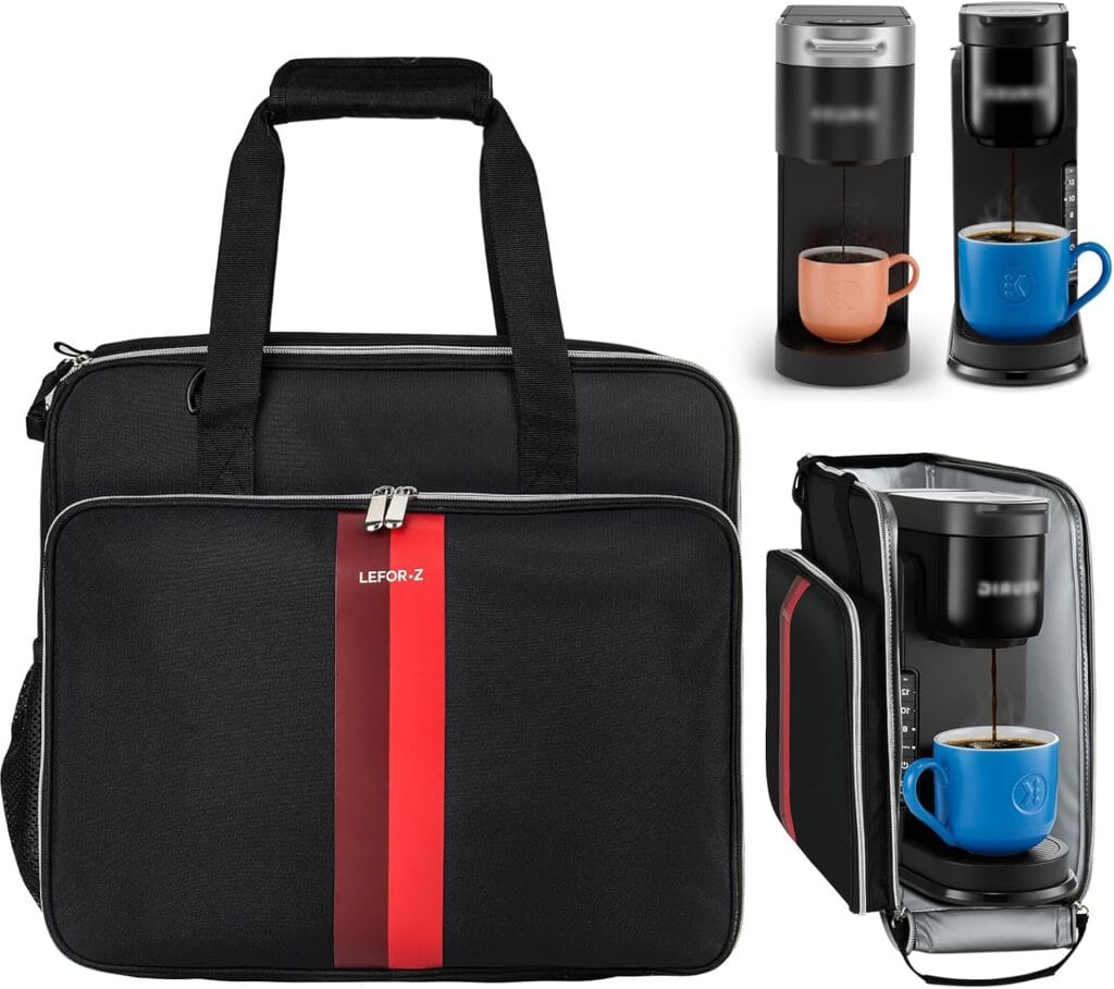 Coffee Maker Travel Bag Compatible With Keurig K-Slim/K-Express/K-Iced/Ninja Pb051/Pb041St,Single Serve Coffee Brewer Carrying Case With Multiple Pockets For K-Cup Pods(Bag Only) Coffee Maker Travel Bag Compatible With Keurig K-Slim/K-Express/K-Iced/Ninja Pb051/Pb041St,Single Serve Coffee Brewer Carrying Case With Multiple Pockets For K-Cup Pods(Bag Only)