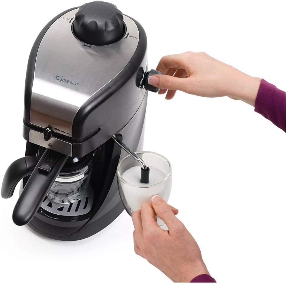 Capresso 303.01 4-Cup Espresso And Cappuccino Machine Black 13.25″ X 7.5″ X 9.75″ Capresso 303.01 4-Cup Espresso And Cappuccino Machine Black 13.25″ X 7.5″ X 9.75″