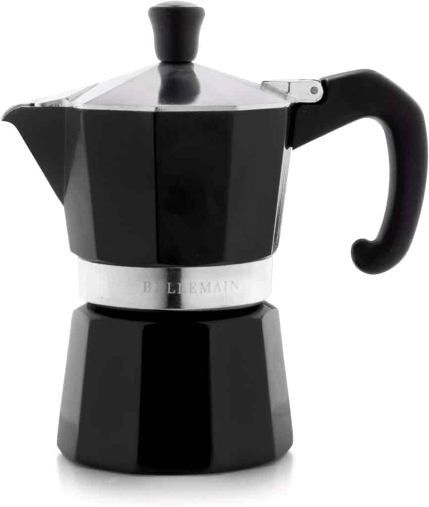 Bellemain Stovetop Espresso Maker Moka Pot (Black, 3 Cup) Bellemain Stovetop Espresso Maker Moka Pot (Black, 3 Cup)