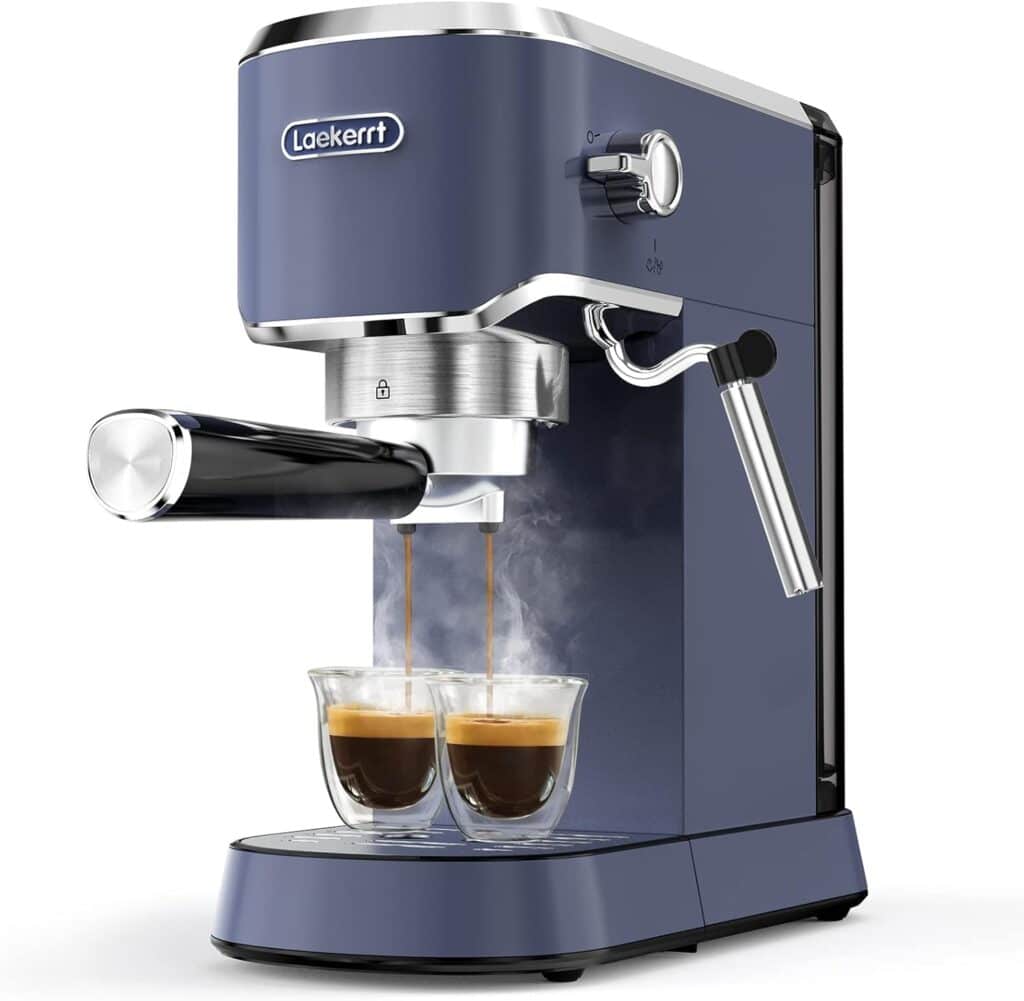 Espresso Machine, Expresso Coffee Machines For Home, 20 Bar Cafetera Espresso With Milk Frother Steam Wand, Compact Small Coffee Maker For Latte And Cappuccino (Blue, Cmep02) Espresso Machine, Expresso Coffee Machines For Home, 20 Bar Cafetera Espresso With Milk Frother Steam Wand, Compact Small Coffee Maker For Latte And Cappuccino (Blue, Cmep02)
