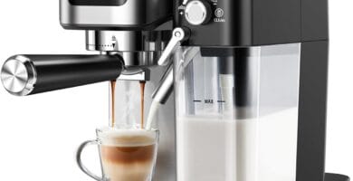 Espresso And Cappuccino Machine 20 Bar, Latte Machine With Automatic Milk Frother, Espresso Maker In Stainless Steel Design ,1350W Coffee Maker With Touchscreen For Home, Silver (Stainless Steel) Espresso And Cappuccino Machine 20 Bar, Latte Machine With Automatic Milk Frother, Espresso Maker In Stainless Steel Design ,1350W Coffee Maker With Touchscreen For Home, Silver (Stainless Steel)