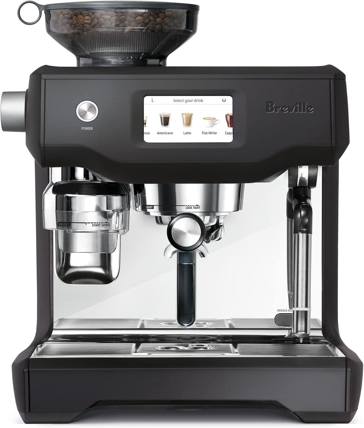 Breville Oracle Touch Espresso Machine Bes990Btr, Black Truffle Breville Oracle Touch Espresso Machine Bes990Btr, Black Truffle