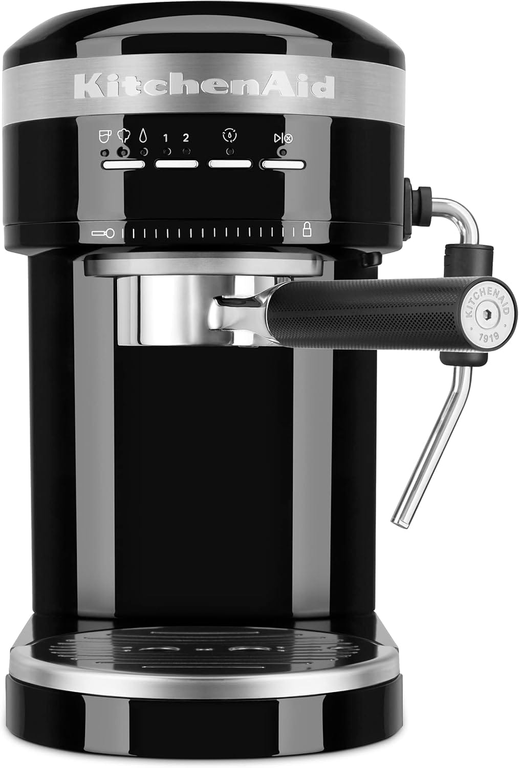 KitchenAid Metal Semi-Automatic Espresso Machine – KES6503,Black, 1.4 Liters