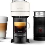Nespresso Vertuo Next Coffee and Espresso Maker by De’Longhi with Aeroccino Milk Frother, White