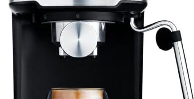 Gourmia 15-Bar Espresso Maker with Powerful Frothing Wand with 1.2L Removable Water Reservoir, Black