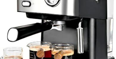 Espresso Machine Home Espresso Coffee Machine Compact Espresso Coffee Fast Heating for Cappuccino/Latte Coffee Machine for Home, Office