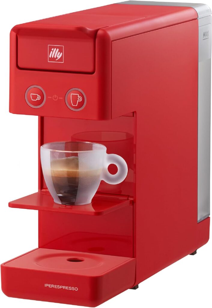 illy Y3.3 Espresso Machine, Single Serve Coffee Machine for IperEspresso Capsules, Single Cup Espresso Maker (Red) illy Y3.3 Espresso Machine, Single Serve Coffee Machine for IperEspresso Capsules, Single Cup Espresso Maker (Red)