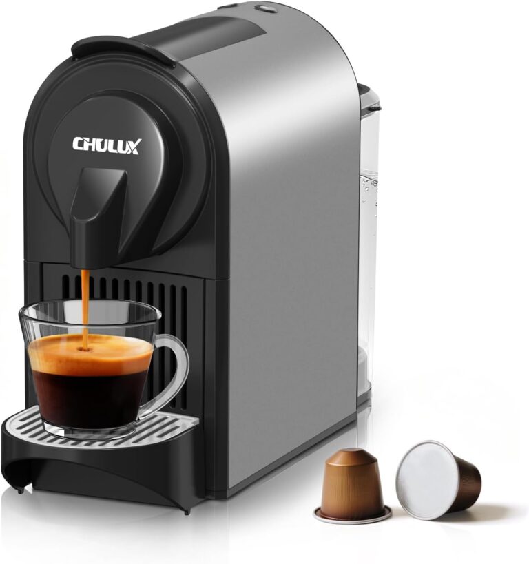 CHULUX Compact Espresso Machine, 20 Bar Single Serve Coffee Maker, Dual Brew Sizes for Espresso and Lungo, 1400W Rapid Brewing, Mystic Gray (Upgrade Model) CHULUX Compact Espresso Machine, 20 Bar Single Serve Coffee Maker, Dual Brew Sizes for Espresso and Lungo, 1400W Rapid Brewing, Mystic Gray (Upgrade Model)