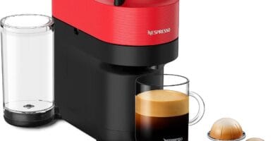 Nespresso Vertuo Pop+ Coffee and Espresso Maker by Breville, Spicy Red