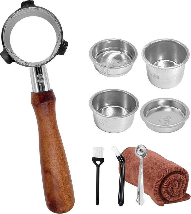 NEOUZA 51mm Bottomless Portafilter Compatible with De’Longhi La Specialista Coffee Espresso Machine EC9335 9155 9355 9665