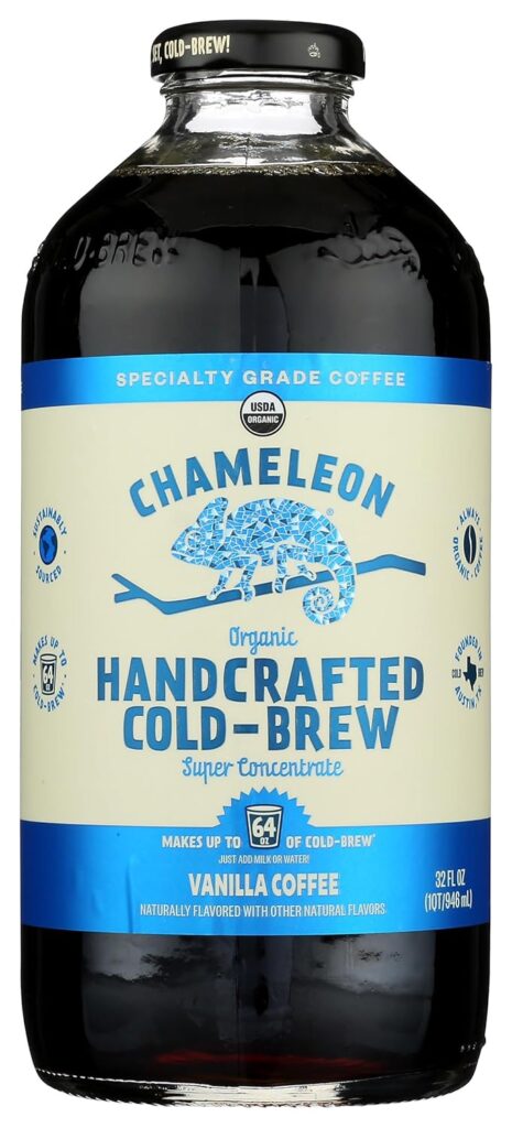 CHAMELEON COLD BREW BEV VNLLA CONCNTRT GLASS 32OZ CHAMELEON COLD BREW BEV VNLLA CONCNTRT GLASS 32OZ