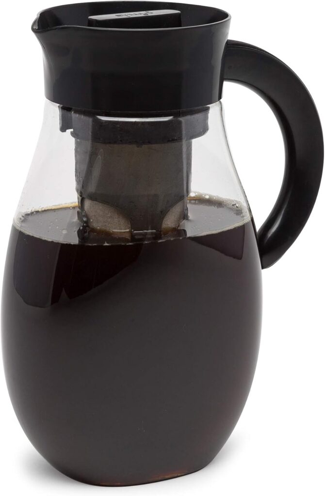 Primula Flavor Airtight Cold Brew Coffee or Iced Tea Maker Shatterproof Durable Plastic Construction, Leak-Proof, 2.7 Quart, Black Primula Flavor Airtight Cold Brew Coffee or Iced Tea Maker Shatterproof Durable Plastic Construction, Leak-Proof, 2.7 Quart, Black