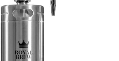 The Original Royal Brew Nitro Cold Brew Coffee Maker – Gift for Coffee Lovers – 128 oz Extra Large Home Keg, Nitrogen Gas System Coffee Dispenser Kit The Original Royal Brew Nitro Cold Brew Coffee Maker – Gift for Coffee Lovers – 128 oz Extra Large Home Keg, Nitrogen Gas System Coffee Dispenser Kit