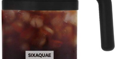 Cold Brew Coffee Maker Stainless Steel Strainer Large,Durable Iced Coffee Maker Cold Brew Pitcher,Dishwasher Safe 38 Oz Iced Tea Maker