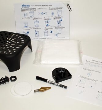 Cold Brew Do-it-Yourself Kit, 22L/5 Gallon Capacity, Instructions, Black/white, ABGCBCBDIK01