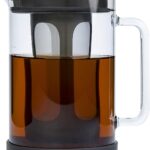 Primula Pace Cold Brew Iced Coffee Maker with Durable Glass Pitcher and Airtight Lid, Dishwasher Safe, Perfect 6 Cup Size, 1.6 Qt, Black